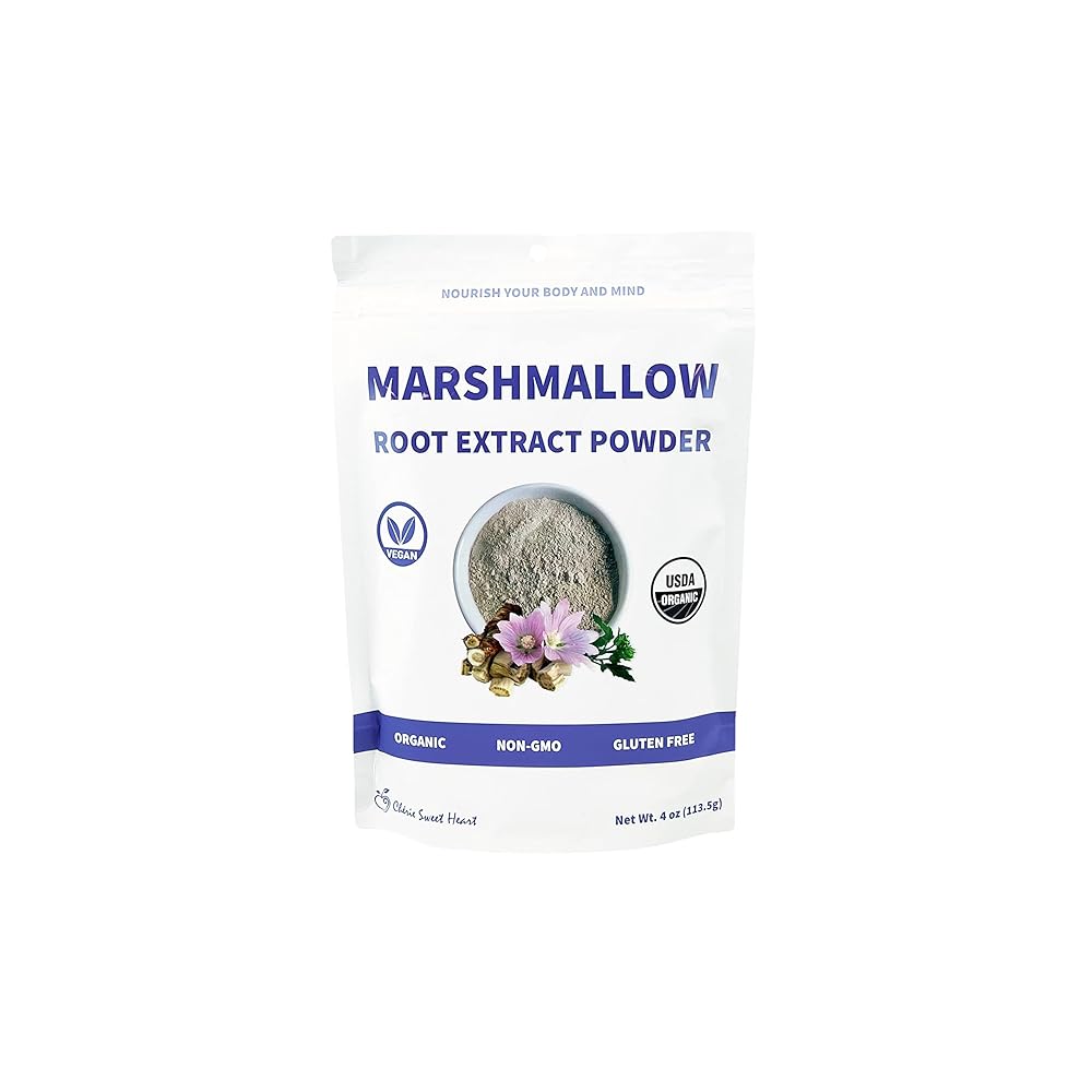 Organic Marshmallow Root Powder, 4 oz