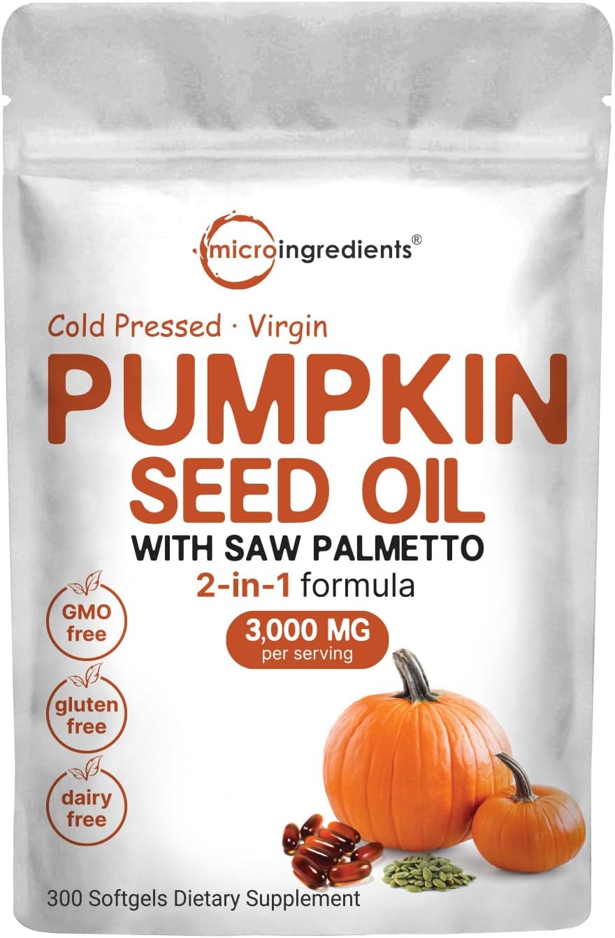 Pumpkin Seed Oil Capsules, 2000mg, 240 ...