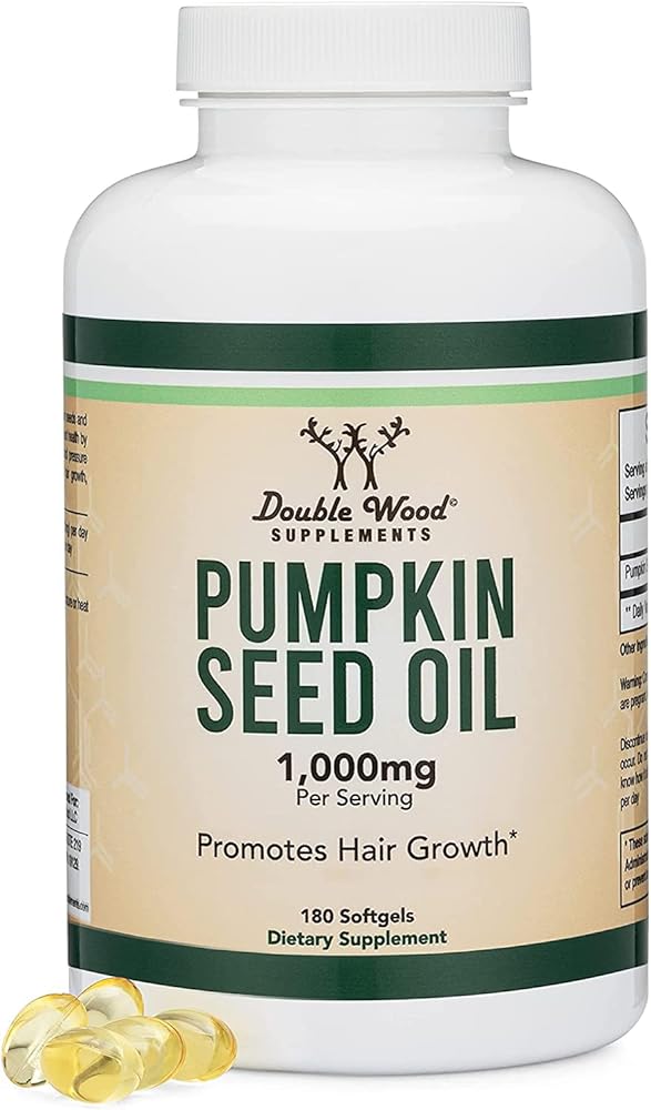 Pumpkin Seed Oil Softgels by Double Wood
