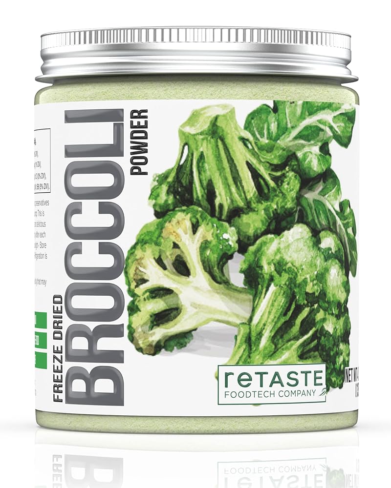 RETASTE Broccoli Powder, 100% Pure Supe...