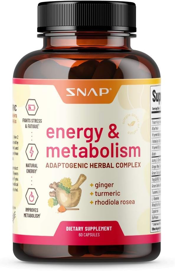 Snap Supplements Energy Metabolism Support