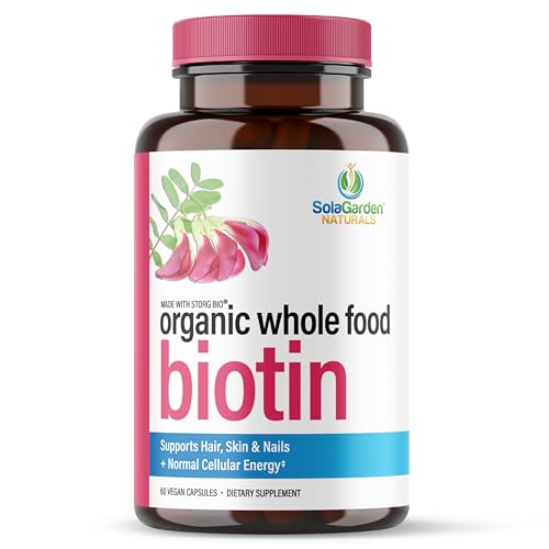 SolaGarden Naturals Biotin Supplement &...