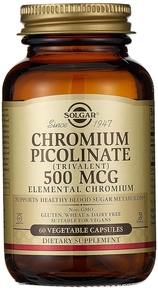 Solgar Chromium Picolinate 500mg, 60 Ca...