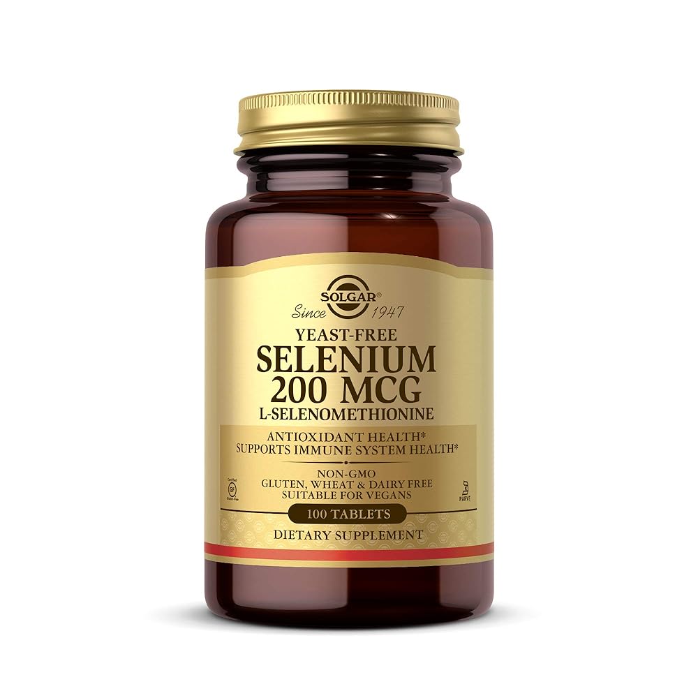 Solgar Yeast-Free Selenium Tablets, 200mcg