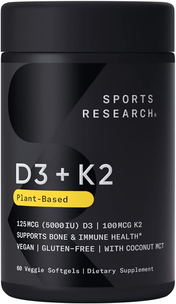 Sports Research Vitamin K2 + D3