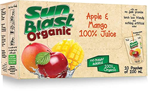 Sun Blast Organic Juice – 10 Pack