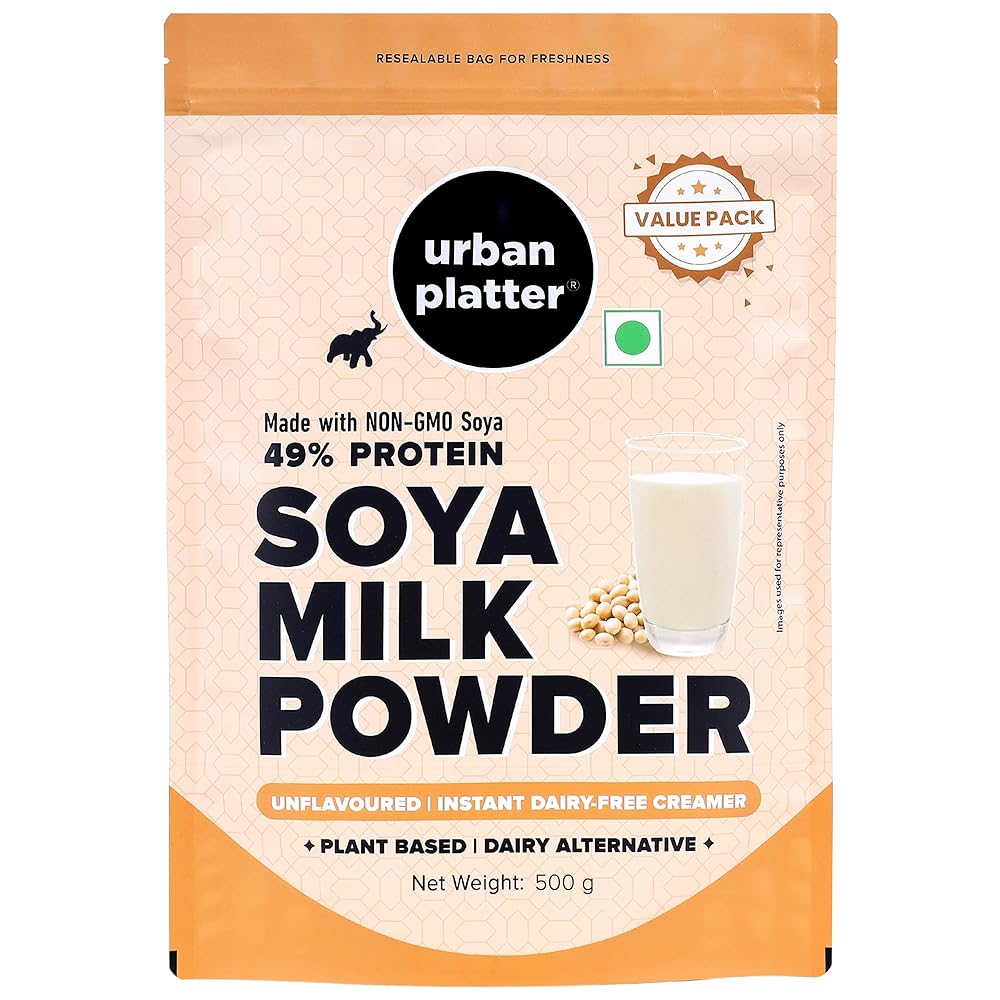 Urban Platter Soy Milk Powder, 500g