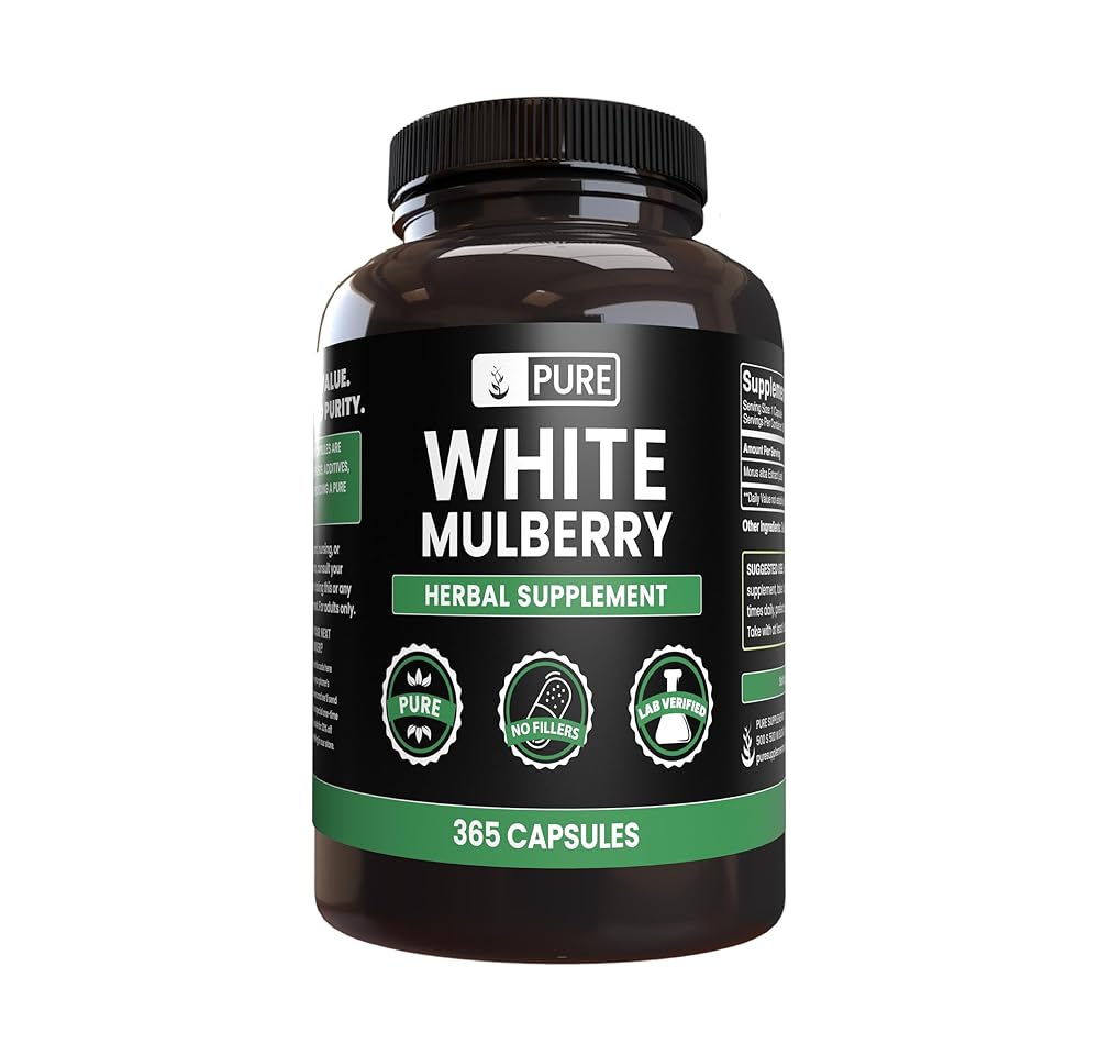 White Mulberry Capsules, Pure USA-Made ...