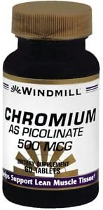 Windmill Chromium Picolinate 500mg 60 T...