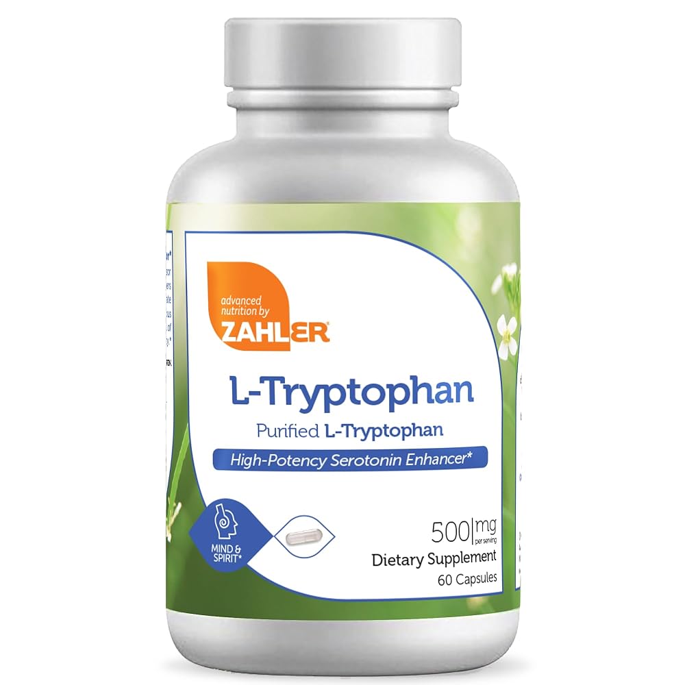 Zahler L-Tryptophan 500mg Sleep Support