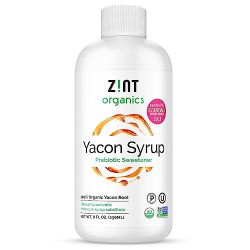 Zint Yacon Syrup, Prebiotic Sweetener, ...