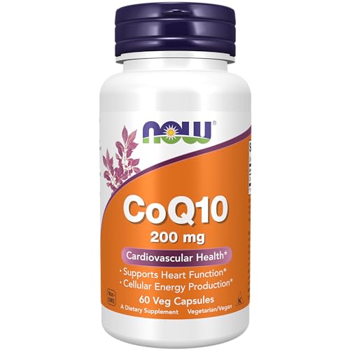 NOW CoQ10 200 mg,60 Veg Capsules