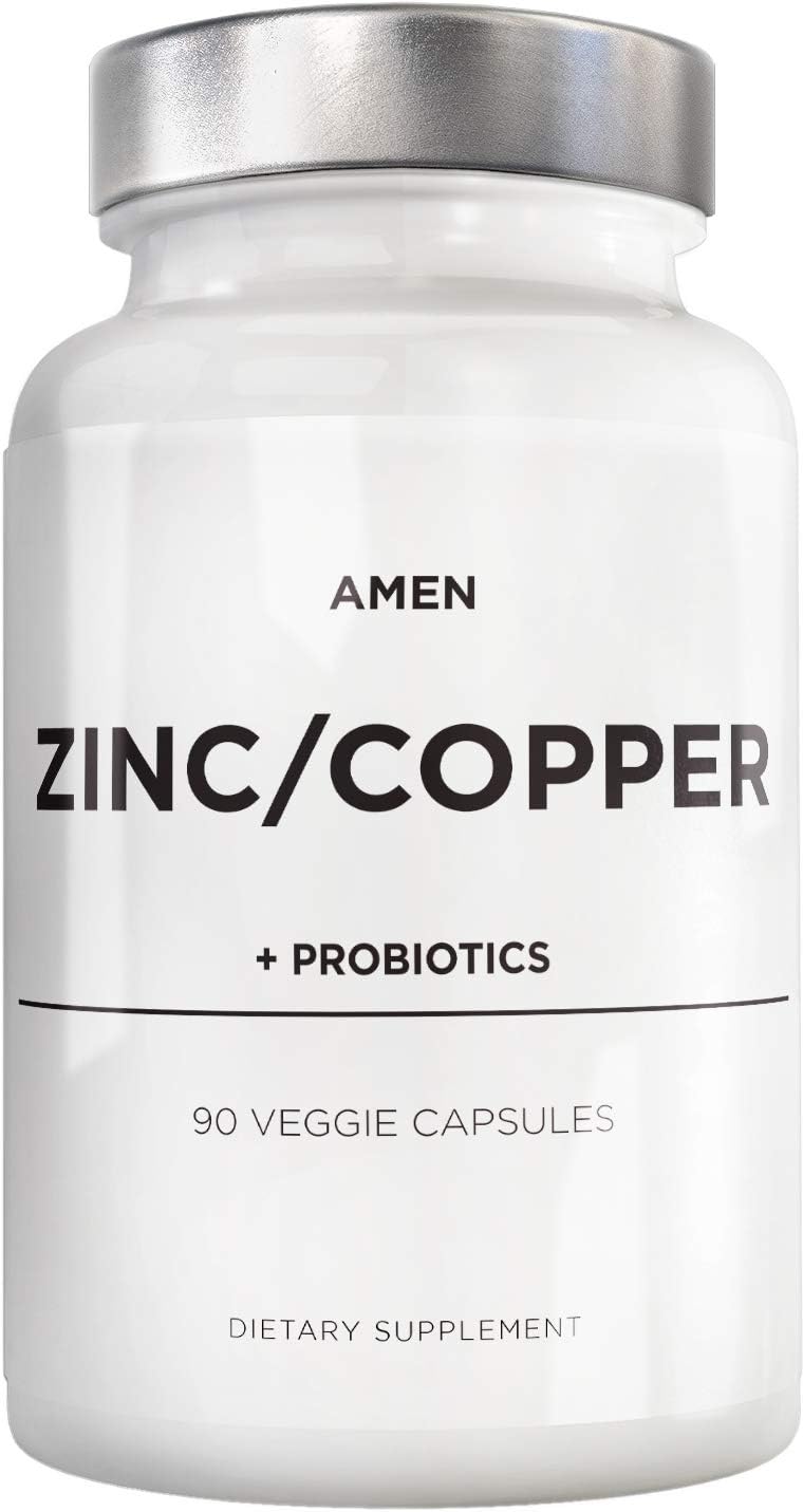 Amen Zinc & Copper Probiotic Supple...