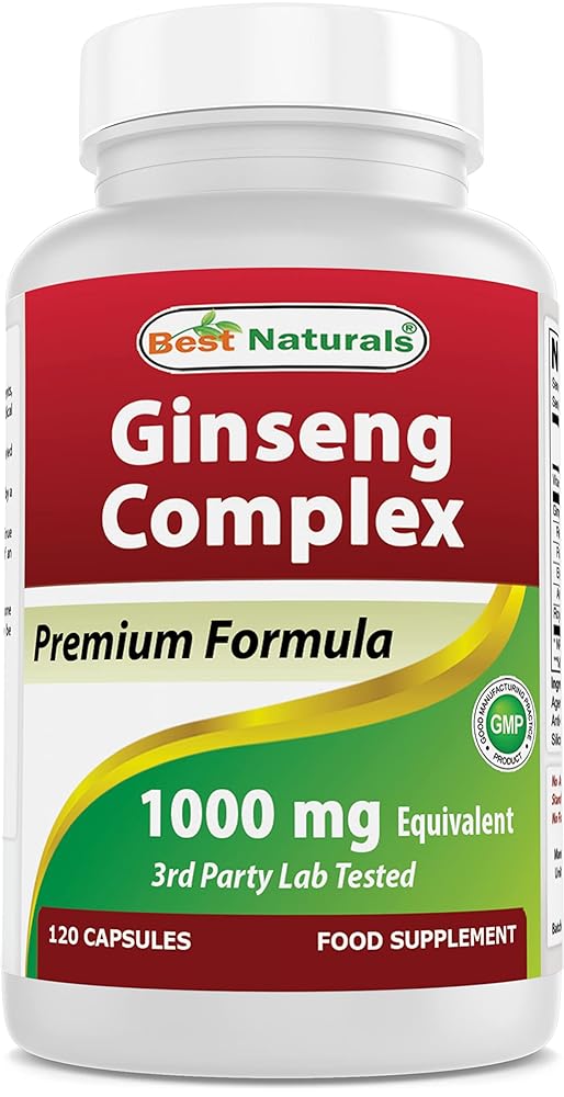 Best Naturals Ginseng Complex, 120 Count