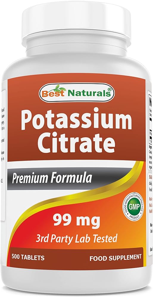 Best Naturals Potassium Citrate 99mg Ta...