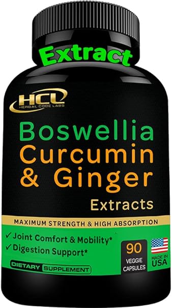 BrandName Boswellia Curcumin Ginger Sup...