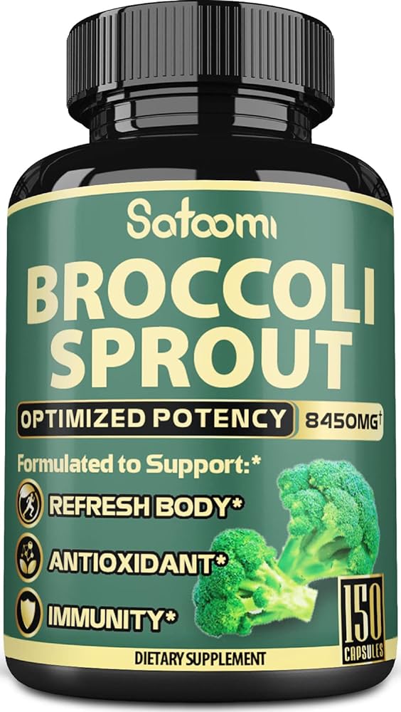 Broccoli Sprout Seed Extract Capsules &...