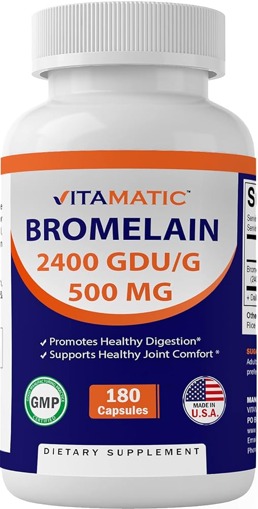 Bromelain Digestive Enzyme Supplement, ...