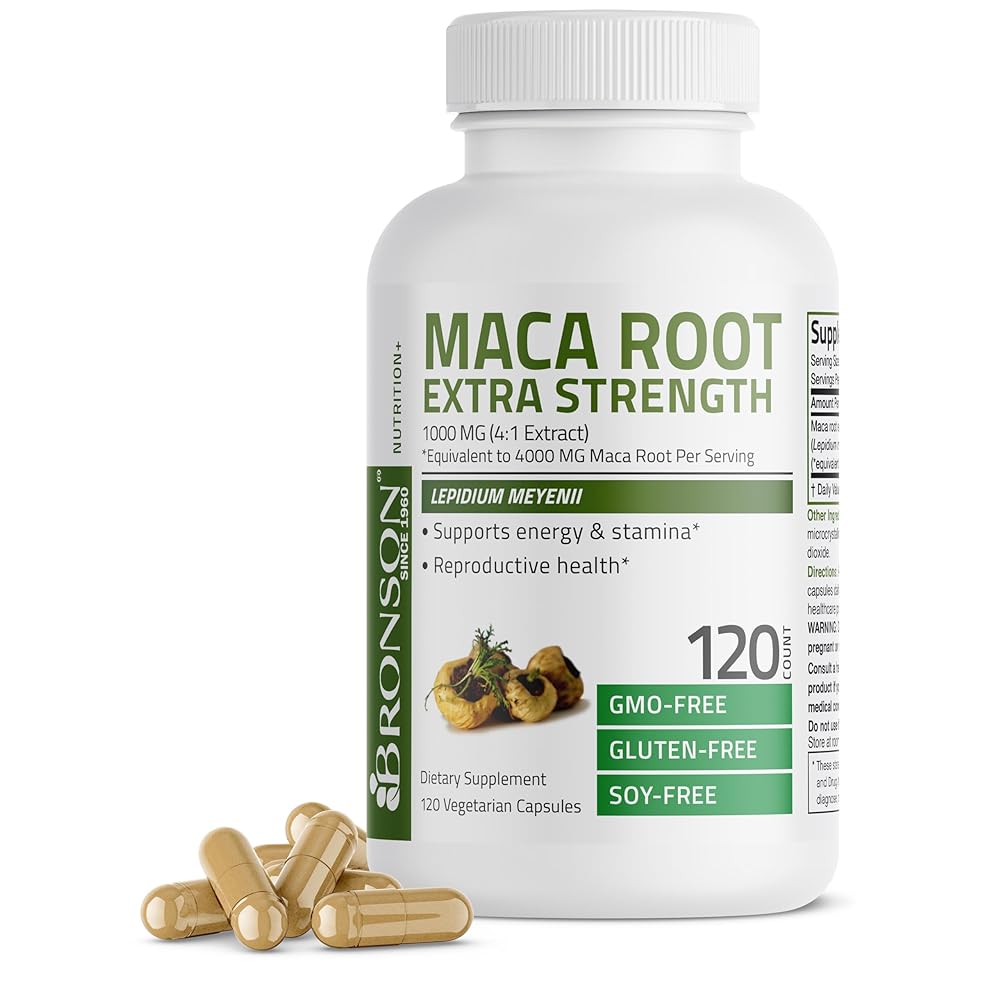 Bronson Maca Root Extra Strength Capsules