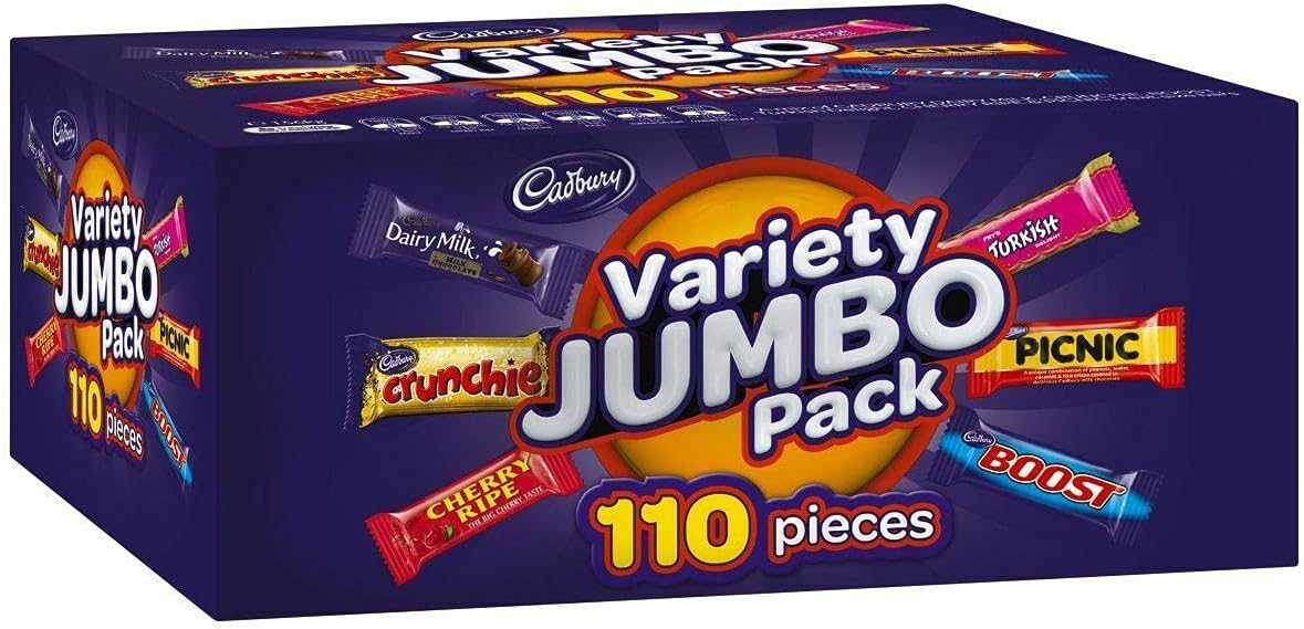 Cadbury Jumbo Variety Pack – 110 ...