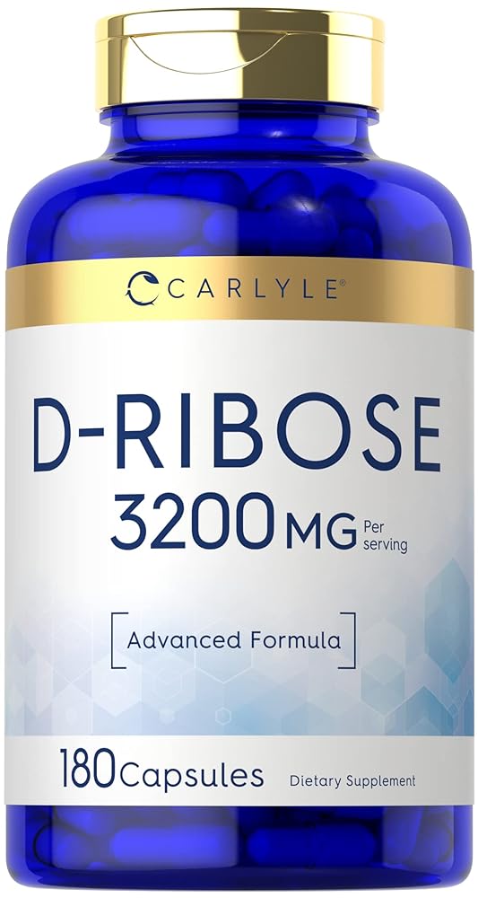 Carlyle D-Ribose Capsules | 3200mg Supp...