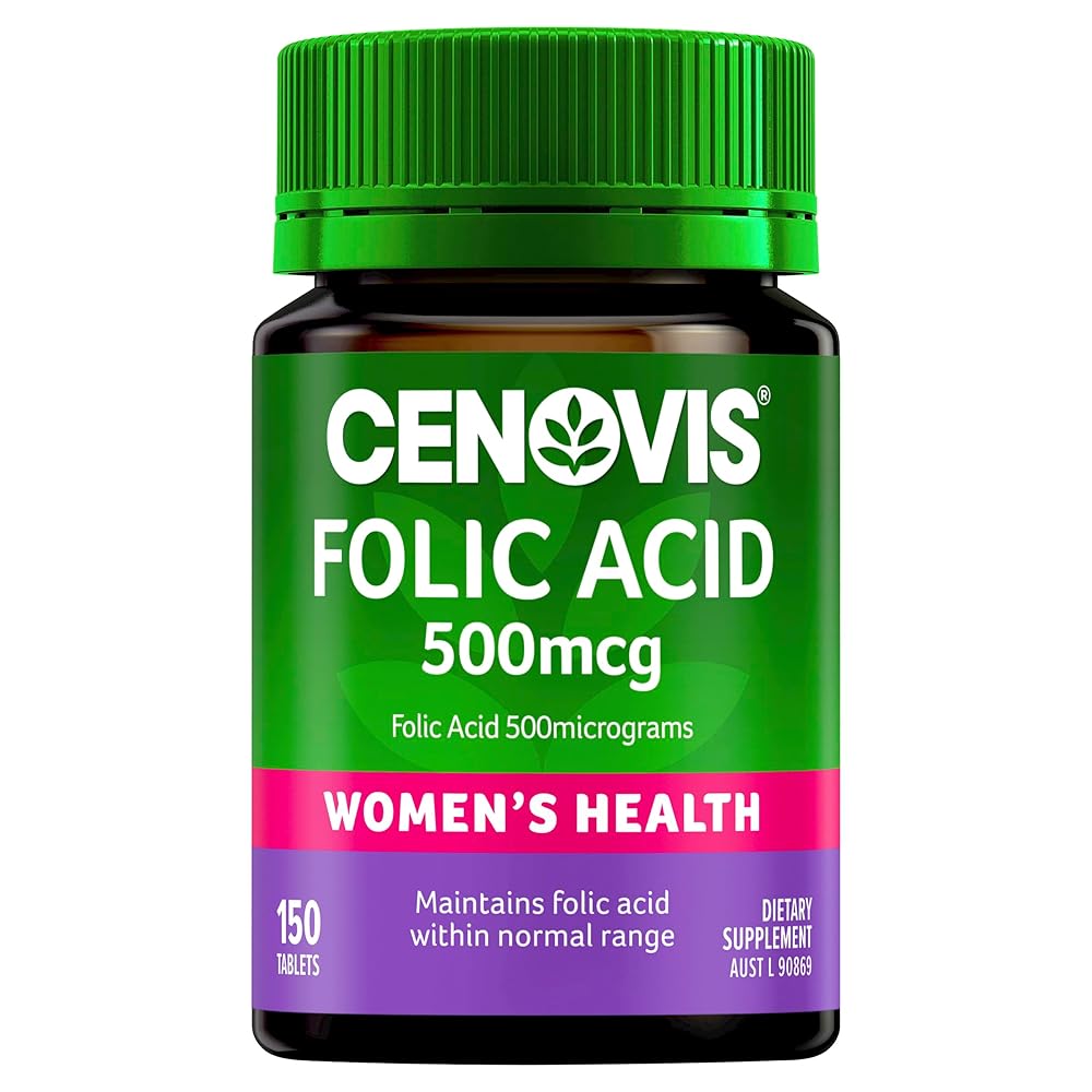 Cenovis Folic Acid 500Mcg Tablets