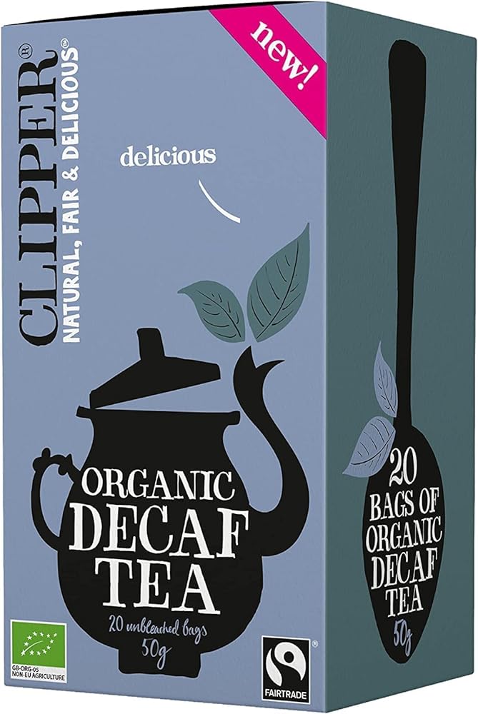 Clipper Organic Decaf Black Tea, 20 Tea...