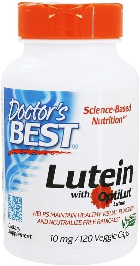 Doctor’s Best Lutein OptiLut 10mg...