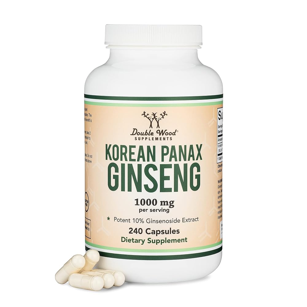 Double Wood Panax Ginseng 240 Capsules