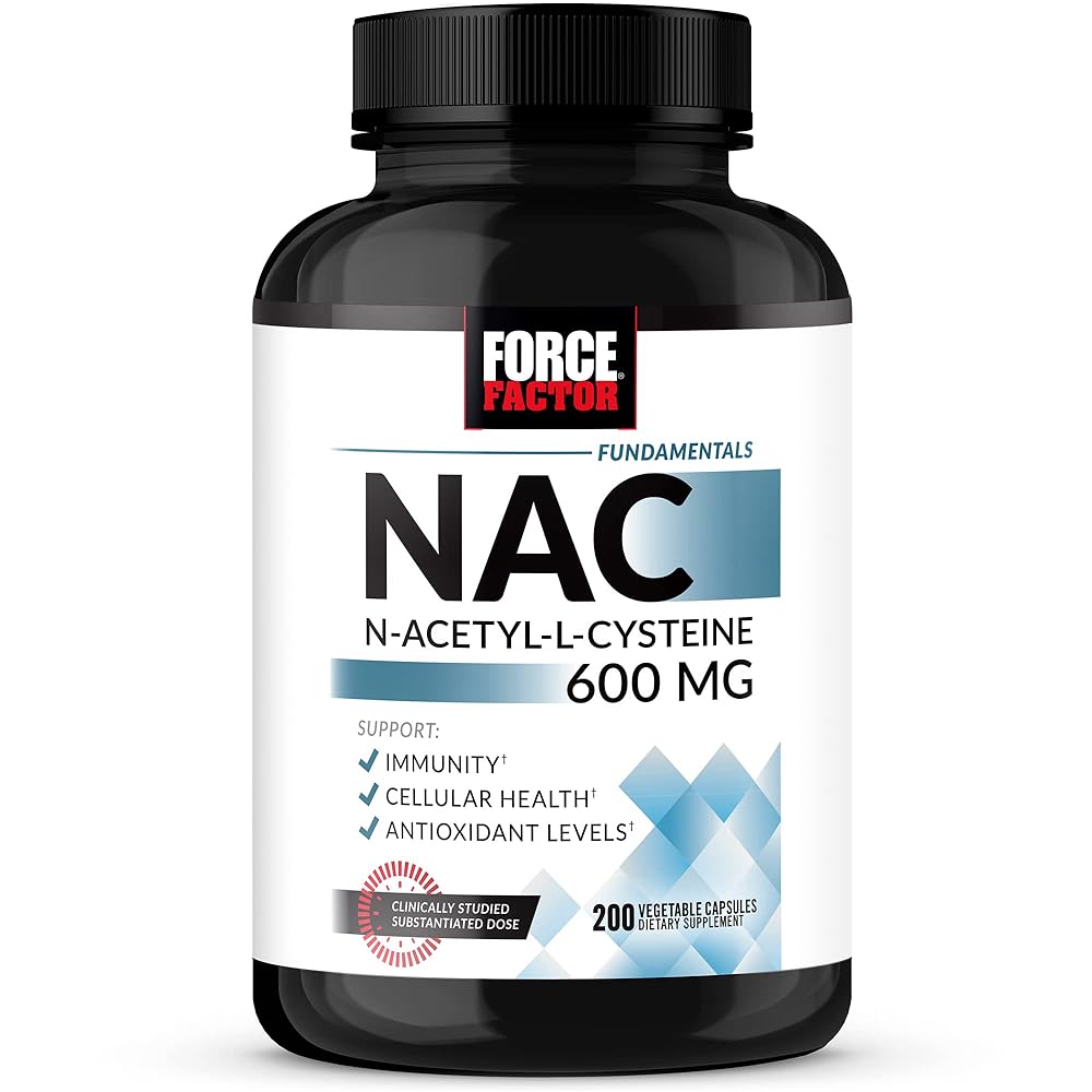 Force Factor NAC 600mg Immune Support C...