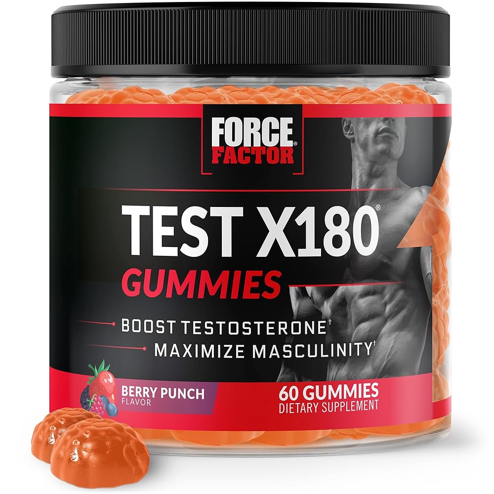 Force Factor Test X180 Gummies Testoste...