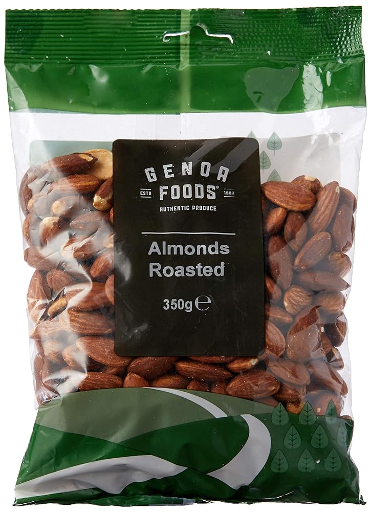 Genoa Foods Roasted Almonds, 350g