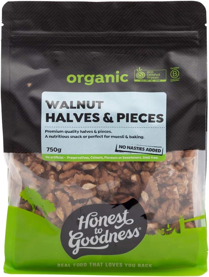 Goodness Organic Raw Walnut Kernels