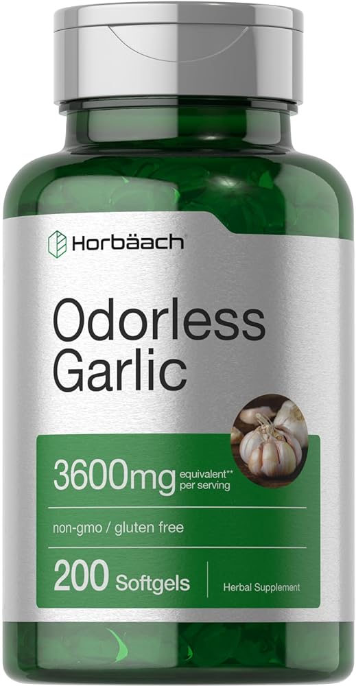 Horbaach Odorless Garlic Softgels 1200mg