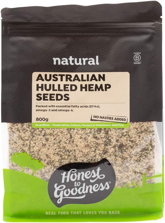 HTG Australian Hulled Hemp Seeds, 800g