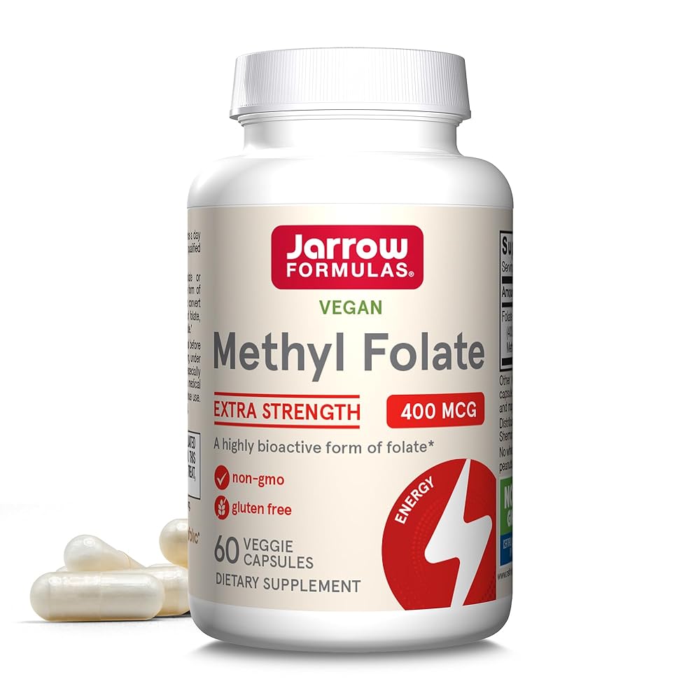 Jarrow Methyl Folate 5-MTHF Capsules