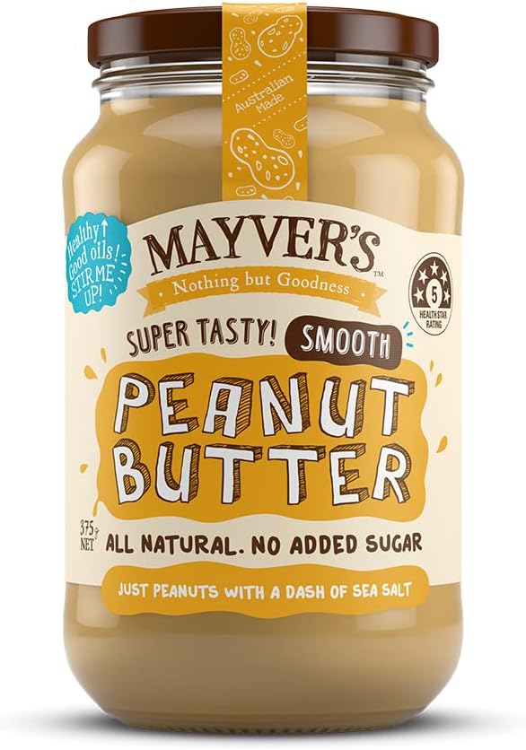Mayver’s Smooth Peanut Butter 375g