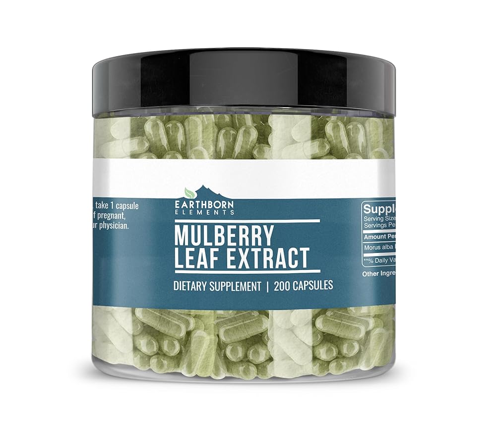 Mulberry Leaf Extract Capsules, Premium...