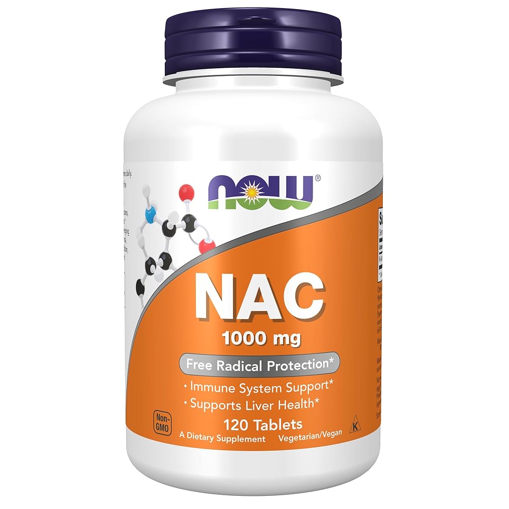 NAC 1000 mg, 120 Tablets – NOW