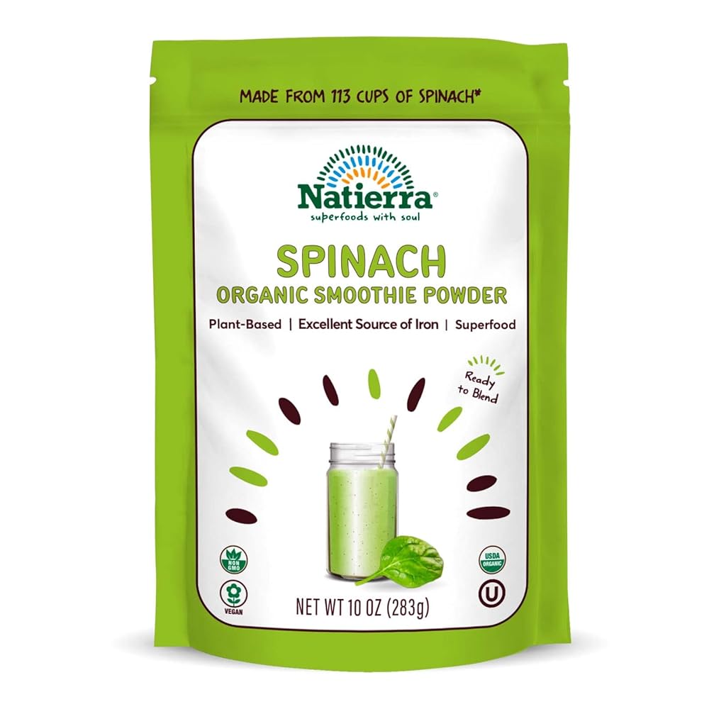 NATIERRA Organic Spinach Smoothie Powder