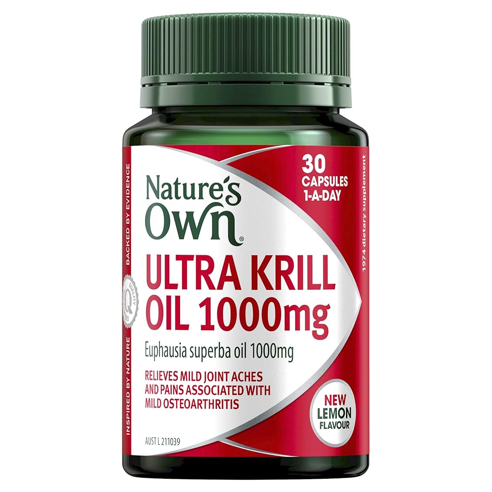 Nature’s Own Krill Oil Capsules &...