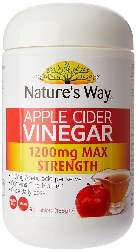 Natures Way Apple Cider Vinegar 1200mg