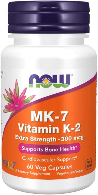 Now Foods Vitamin K2 300mcg Capsules