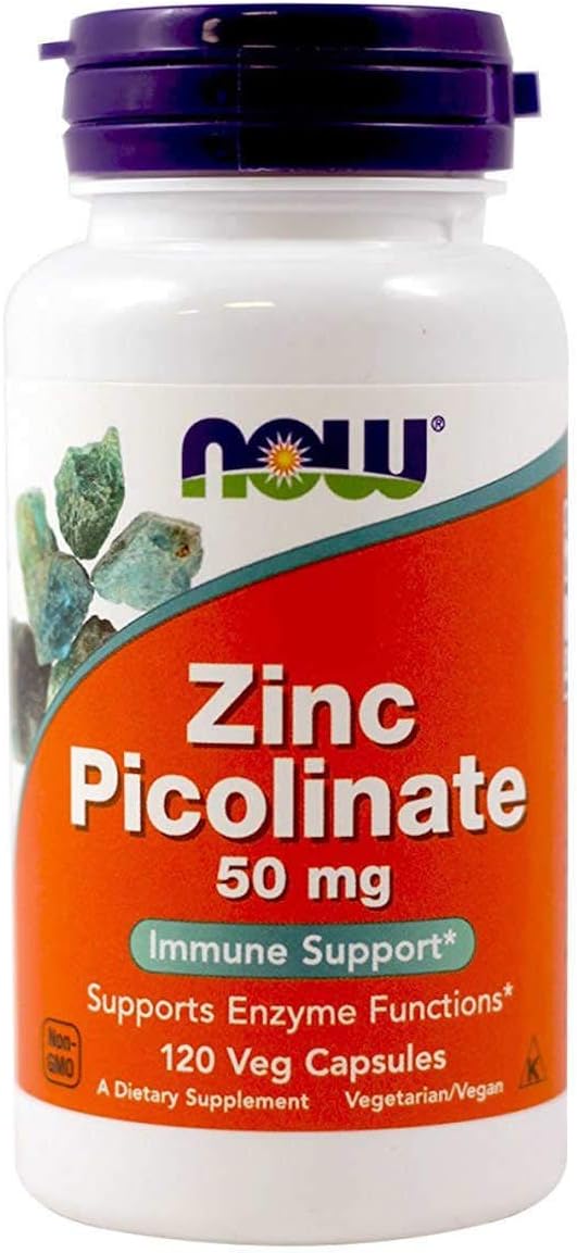 NOW Foods Zinc Picolinate 50 Mg