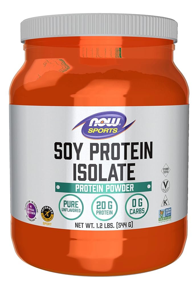 NOW Sports Soy Protein Isolate, 1.2lb