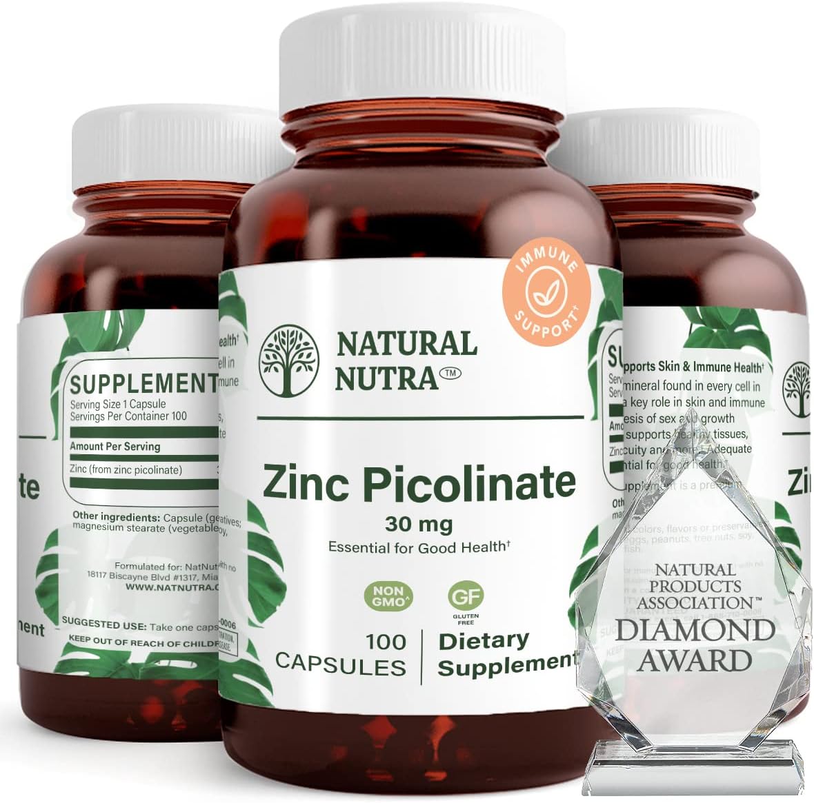 Nutra Zinc Picolinate 30mg, Double Stre...
