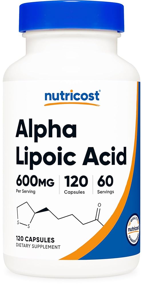 Nutricost Alpha Lipoic Acid Capsules, 6...