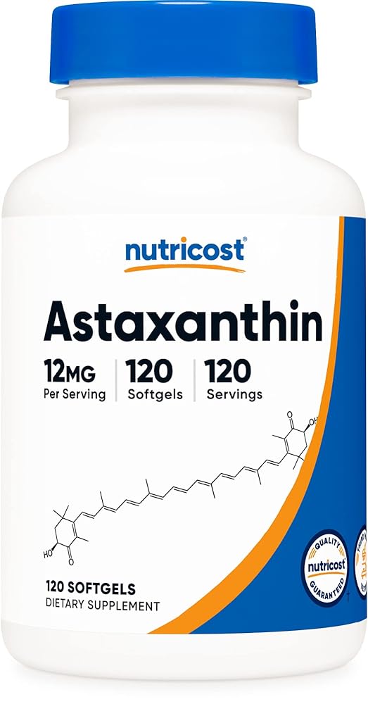 Nutricost Astaxanthin 12mg – Prof...
