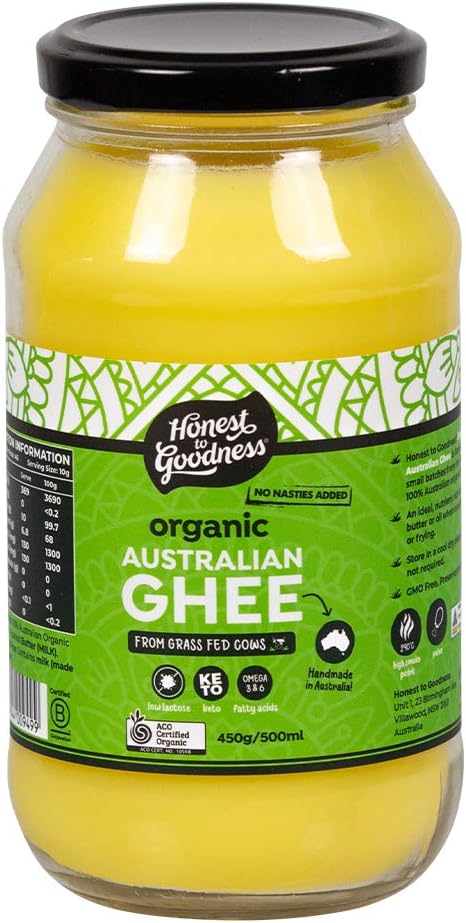Organic Australian Ghee, 500ml by Hones...