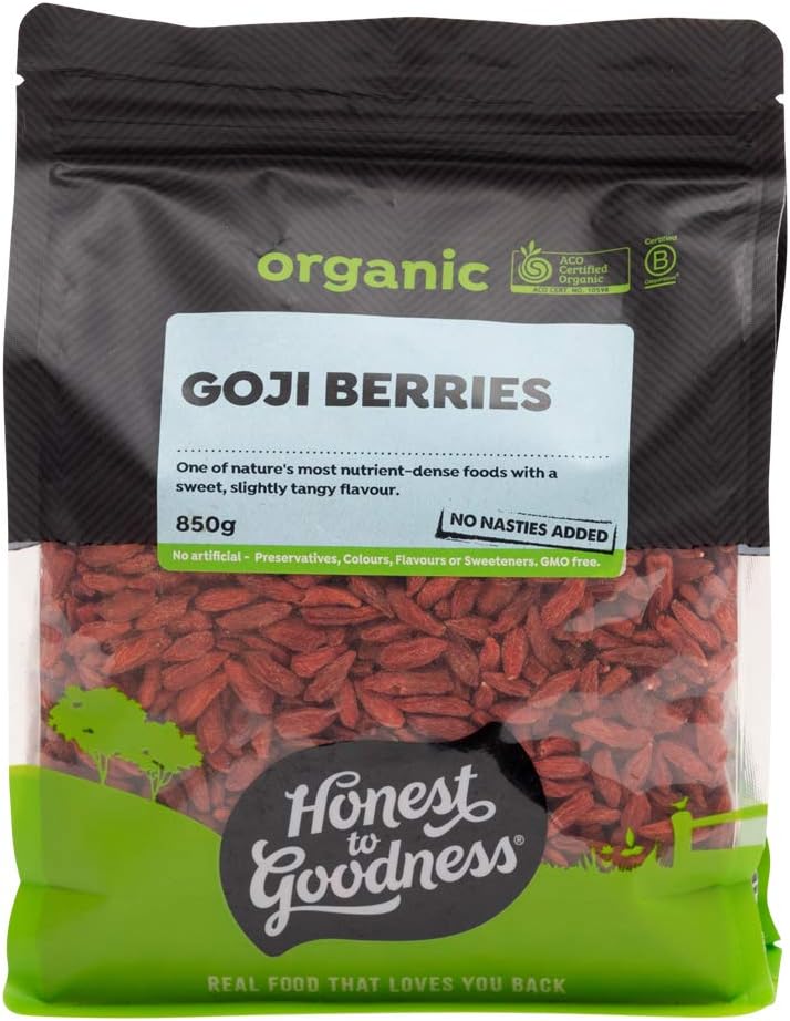Organic Goji Berries, 850g by Honest to...